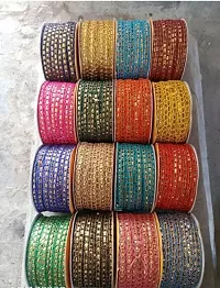 Mindi Colour LACE 00 Mindi Color Laces 10MTR X16 PCS for Dresses, Sarees, Lehenga, Suits, Bags, Decorations, Borders, Crafts and Home Deacute;cor,Blouse-thumb1