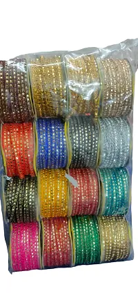Multi Colour LACE  Mindi Color Laces 10MTR X16 PCS for Dresses, Sarees, Lehenga, Suits, Bags, Decorations, Borders, Crafts and Home Deacute;cor,Blouse-thumb1