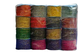 Mindi Colour LACE 00 Mindi Color Laces 10MTR X16 PCS for Dresses, Sarees, Lehenga, Suits, Bags, Decorations, Borders, Crafts and Home Deacute;cor,Blouse-thumb1