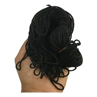 Black Cotton Thread Kala dhaga Nazar String-Kalawa RAKSHA Sutra-Evil Eye Protection Ankle Chain Bracelet for Kids. (30 Meter)-thumb2