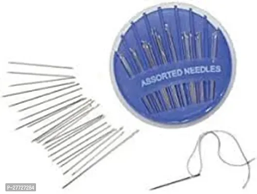 Sewing Kit Box With 50 Pcs Thread,1 pcs cutter,5 pcs bobbin and 1 pcs needle compact-thumb2