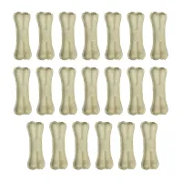 Dog Chew Bone 3 Inches - 1 Kg, Young Dogs,Chicken Flavor, Dog Treats, Delicious Bones for Dogs-thumb3