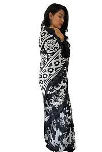 Stylish Georgette Multicoloured Printed Saree With Blouse Piece For Women-thumb2