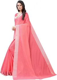 Sitanjali women's trendy cotton silk saree with unstiched blouse Piece (PANCHI GAJRI)-thumb3