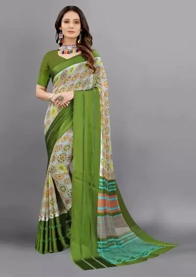 Beautiful Saree with Blouse piece For Women