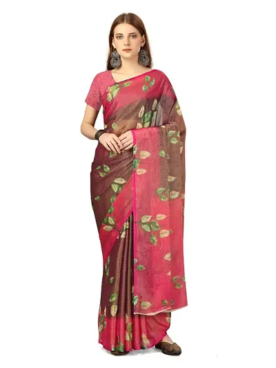 Must Have Brasso Saree with Blouse piece 