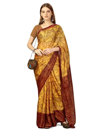 WOMANS BRASSO SAREE WITH BLOUSE PIECE