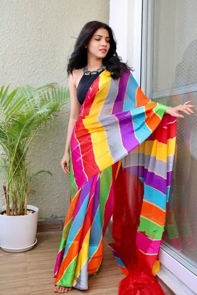 Elegant Georgette Saree with Blouse piece 