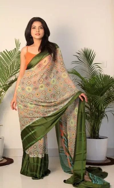 Best Selling Georgette Saree with Blouse piece 