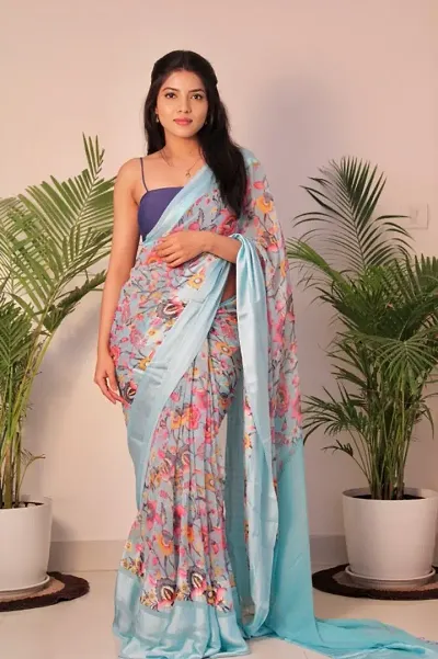 Classic Georgette Saree with Blouse piece