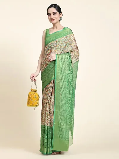 Fancy Chiffon Saree with Blouse Piece for Women