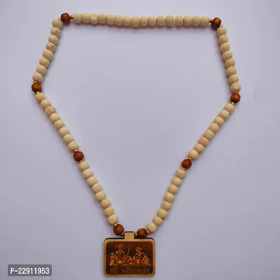 Ram Sita Ji Locket With Tulsi Kanthi Mala