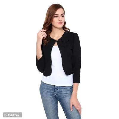 Black short hotsell shrug for ladies