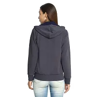 Meijaata Full Sleeve Regular fit Zipper Hoodie/Poly Lycra Hoodie/Winter Jacket/Running Hoodie/Zipper Sweatshirt for Women-thumb1