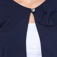 Meijaata Women's Polyester Button Front Shrug-thumb4
