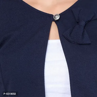 Meijaata Women's Polyester Button Front Shrug-thumb5