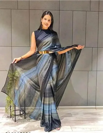 Alluring Chiffon Saree with Blouse piece 