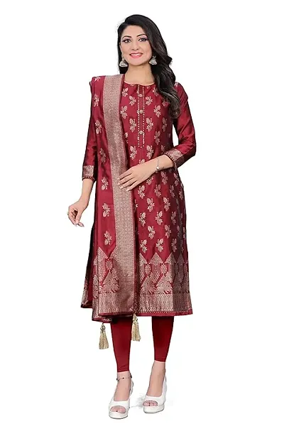 Banarasi Silk Suit unstitched Material