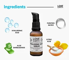 Love Earth Hyaluronic Acid Serum With Organic Aloe Vera  Essential Oils For Moisturised, Nourished  Hydrated Skin 30 ML-thumb3