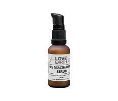 Love Earth 10% Niacinamide Serum With Aloe Vera And Olive Leaf Extract For Blemishes, Inflammation  Acne Prone Skin 30 ML-thumb1