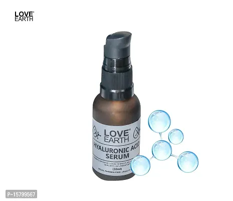 Love Earth Hyaluronic Acid Serum With Organic Aloe Vera  Essential Oils For Moisturised, Nourished  Hydrated Skin 30 ML-thumb3