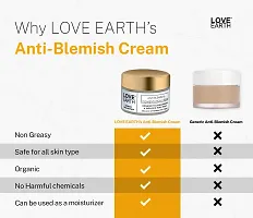 Love Earth Anti-Blemish  Anti-Pigmentation Cream With Aloe Vera  Vitmain E For Reducing Acne, Pimples,  Skin Brightening 50gm-thumb2