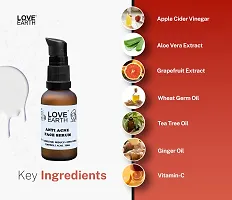 Love Earth Anti Acne Serum With Pure Vitamin C  Witch Hazel For Acne Free And Even Skin Tone Suitable For All Skin Types 30ml-thumb3