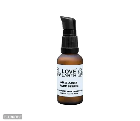 Love Earth Anti Acne Serum With Pure Vitamin C  Witch Hazel For Acne Free And Even Skin Tone Suitable For All Skin Types 30ml-thumb2