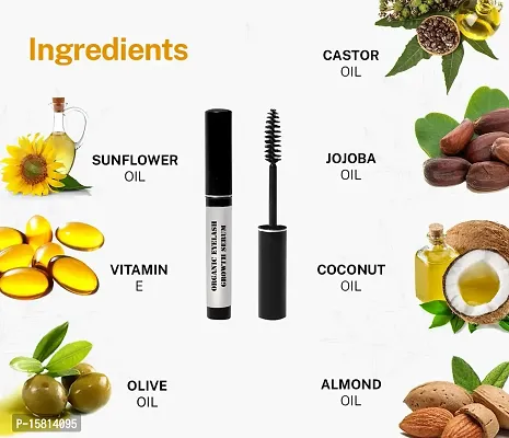 Love Earth Organic Eyelash Growth Serum Enriched With Pure Organic  Natural Essential Oils For Eyelashes  Eyebrows-thumb3