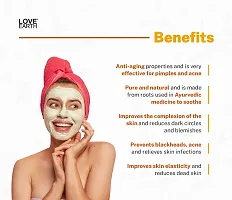 Love Earth Haldi Chandan Rose Face Pack With Amba Haldi  Chandan, For Face  Body, Paraben Free 30gm-thumb3