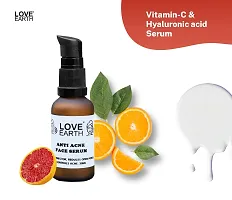 Love Earth Anti Acne Serum With Pure Vitamin C  Witch Hazel For Acne Free And Even Skin Tone Suitable For All Skin Types 30ml-thumb2