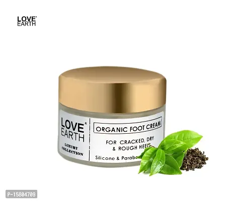 Love Earth Organic Foot Cream With Green Tea  Jojoba Oil(Simmondsia Chinensis) For Skin Hydration And Soft Skin 50gm-thumb2