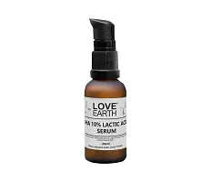 Love Earth AHA 10% Lactic Acid Serum With Organic Carrot Root  Hyaluronic Acid For Hyperpigmentation, Dark Spots  Ageing 30 ML-thumb1