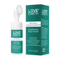 Love Earth Anti Acne  Chemical Exfoliation Foaming Face Wash For Sensitive Skin, Deep Cleansing, Acne-Fighting Ingredients, Oil Control 100Ml  -thumb1