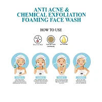 Love Earth Anti Acne  Chemical Exfoliation Foaming Face Wash For Sensitive Skin, Deep Cleansing, Acne-Fighting Ingredients, Oil Control 100Ml  -thumb2