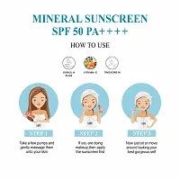 Love Earth Mineral Sunscreen SPF 50 PA++++|No White Cast | UV Protection| Non-Oily| Non-Greasy| Paraben-Free| All Skin Types | For Women  Men | 50G-thumb2