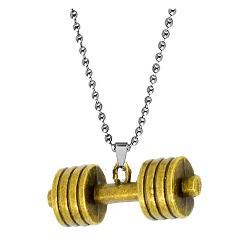 AFH Dumbbells Fitness Bodybuilding Sports dumbbell (barbell) Locket With Stainless Chain