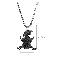 AFH Jay Bhavani Jay Shivaji Cross Sword with Ball Chain Pendent for Men, Women-thumb1