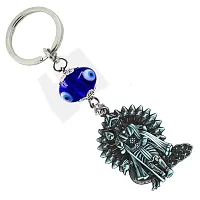 AFH Lord Subramanya Swamy, Murugan Grey Double Sided Religious Gifting Evil Eye Key Chain-thumb1