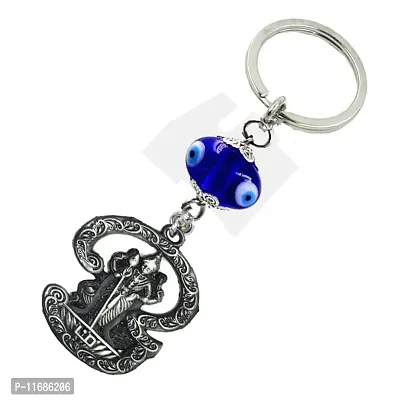 AFH Lord Subramanya Swamy, Murugan Grey Decorative Gifting Evil Eye Key Chain