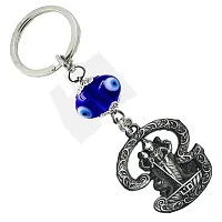 AFH Lord Subramanya Swamy, Murugan Grey Decorative Gifting Evil Eye Key Chain-thumb1