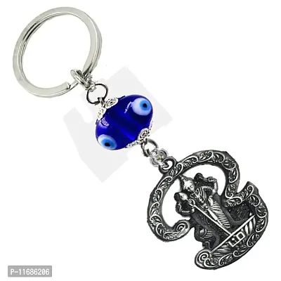 AFH Lord Subramanya Swamy, Murugan Grey Decorative Gifting Evil Eye Key Chain-thumb2