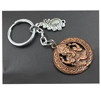 Stylish Charm Silver Key Chain-thumb1