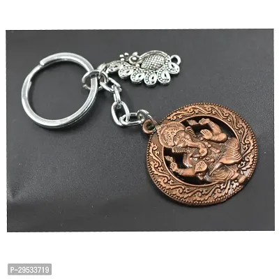 Stylish Charm Silver Key Chain-thumb2