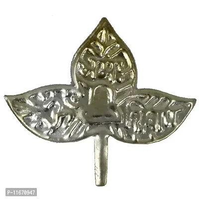 Faynci Silver Plated BelPatra for Pooja (3.5 x 4 cm)-thumb2