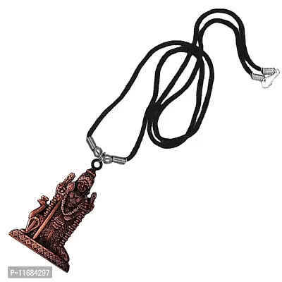 AFH South Indian Lord Murugan Kartikeya Tamil Om VEL Copper locket with Cord Chain Pendant-thumb3