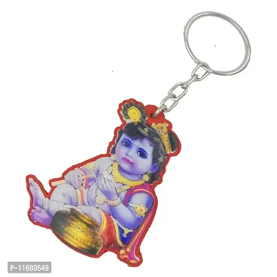 AFH Gopal Krishna Muticolor Silicone Key Chain-thumb2