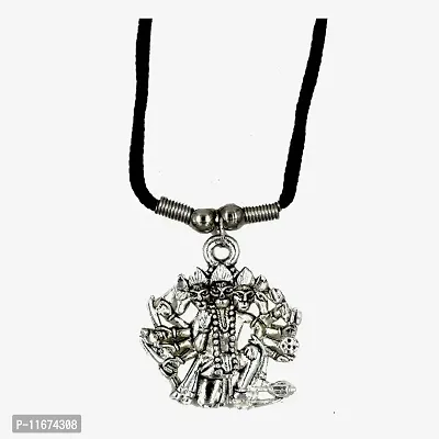 AFH Panchamukhi Hanuman Silver Plated Yantra - for Pooja Health, Wealth, Prosperity and Success