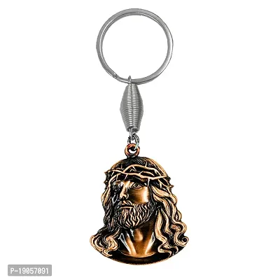 My Lord Jesus Face Gifting Copper Metal keychain for Men and Women