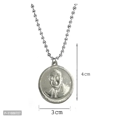 AFH Babasaheb Ambedkar Jay Bhim Locket With Stainless Steel Chain Pendant-thumb3